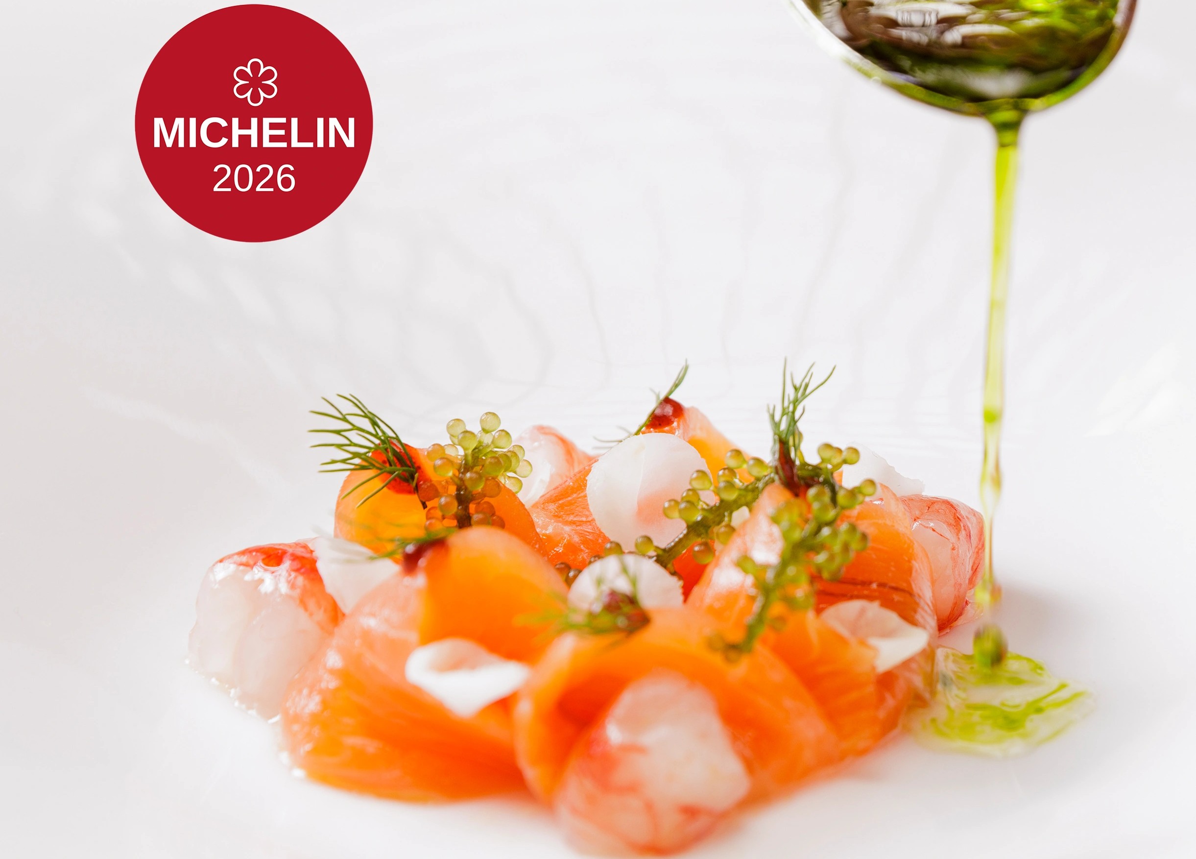 A Michelin-starred dish at Luca's Restaurant