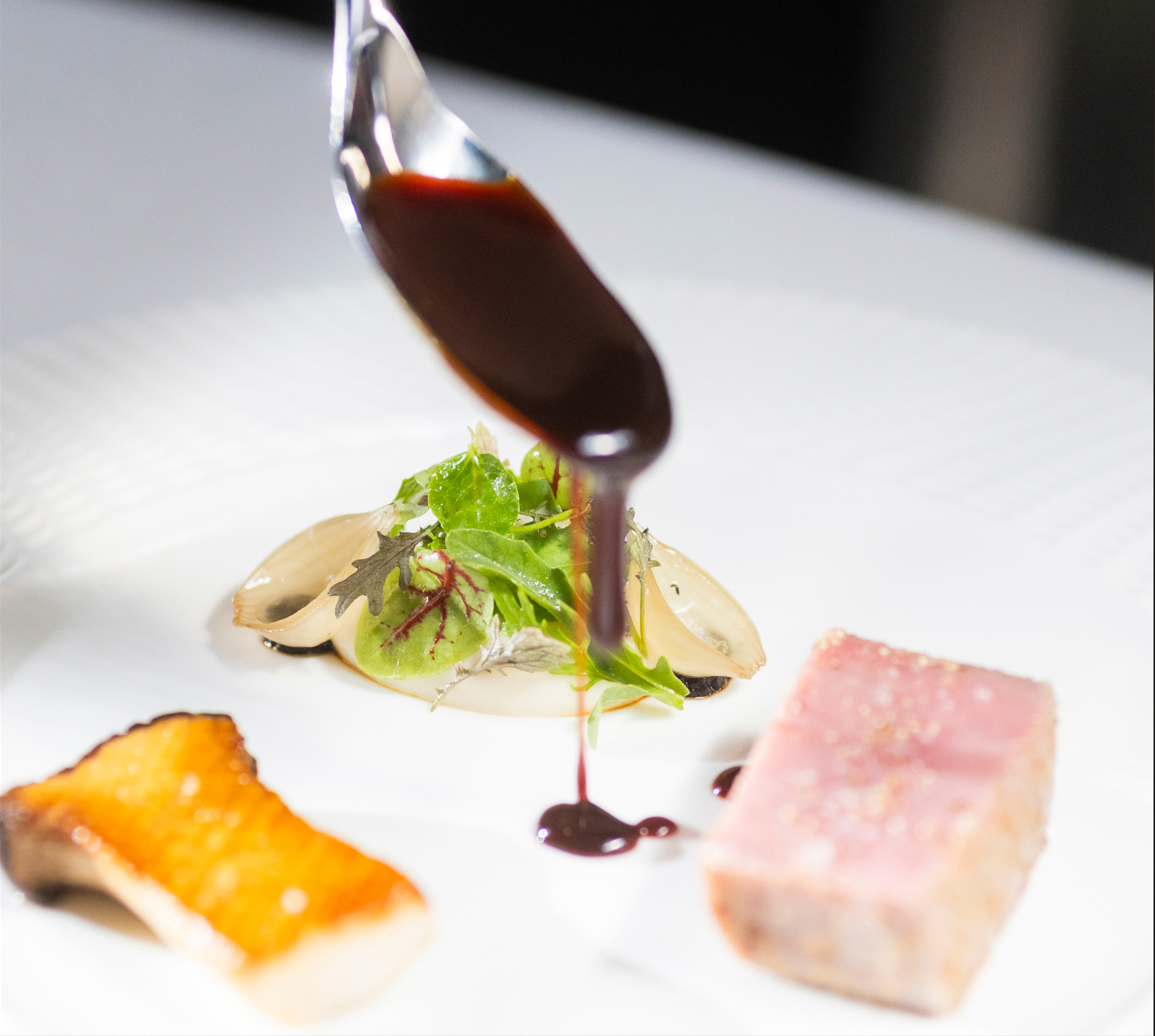 A signature dish from Menu ATTO I at Luca's Restaurant